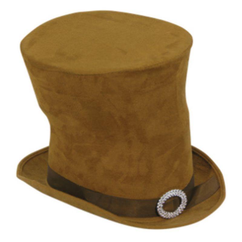 Adult Brown Bell Topper Hat - The Base Warehouse