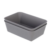 Load image into Gallery viewer, 2 Pack Kaia Storage Trays - 17cm x 11.5cm x 5.5cm - The Base Warehouse
