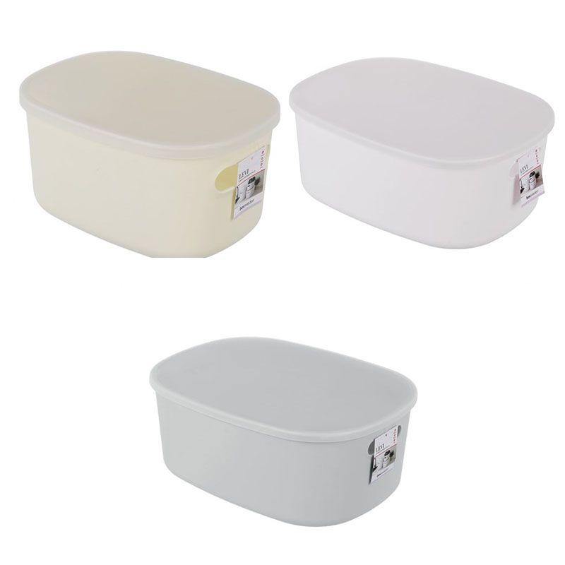 Levi Storage Container with Lid - 38.5cm x 28.5cm x 15cm - The Base Warehouse