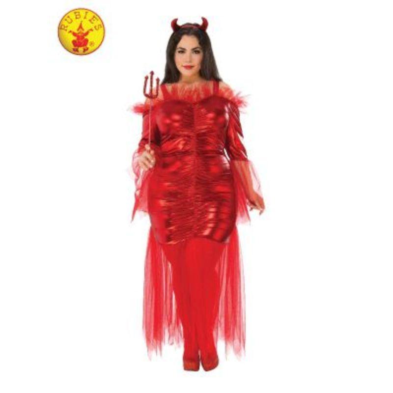 Womens Red Devil Costume - Plus - The Base Warehouse