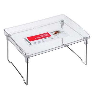 Crystal Elevated Storage Rack - 31cm x 22cm x 16.5cm - The Base Warehouse