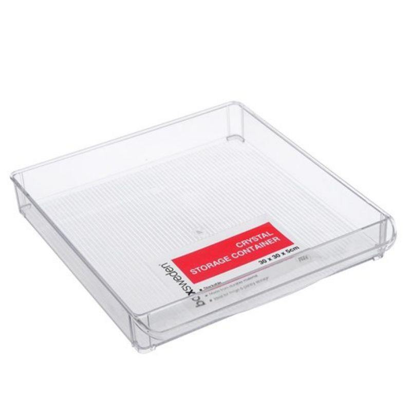 Crystal Fridge Tray - 30cm x 30cm x 5cm - The Base Warehouse