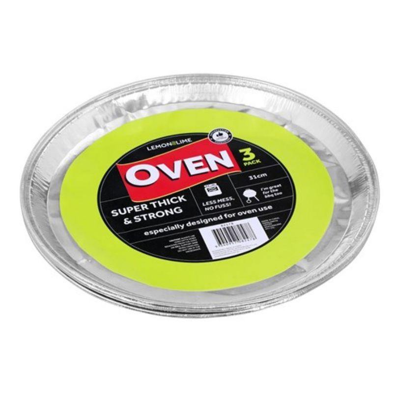 3 Pack Foil Pizza Tray - 31cm - The Base Warehouse
