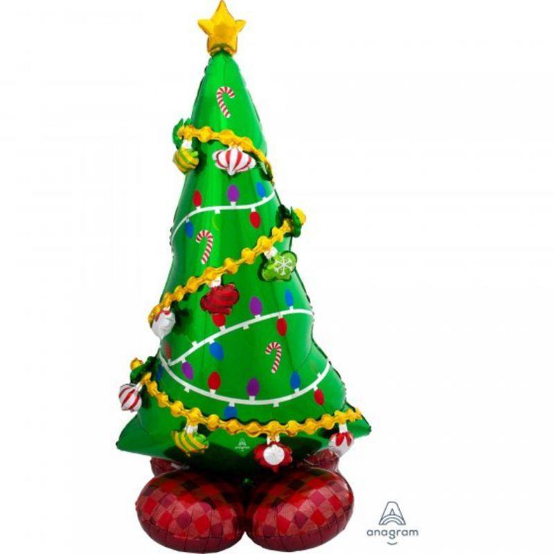 AirLoonz Christmas Tree Foil Balloon - 78cm x 149cm - The Base Warehouse