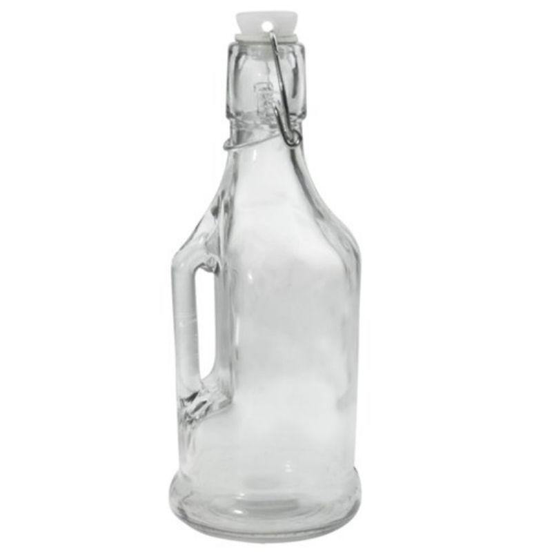 Glass Clip Bottle - 350ml - The Base Warehouse