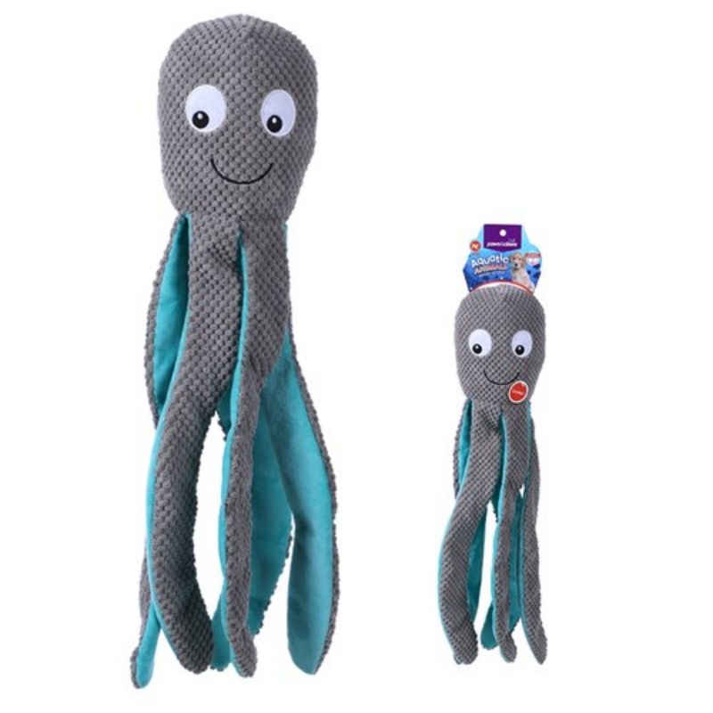 Aquatic Animals Giant Squeaky Octopus - 60cm x 15cm x 8cm