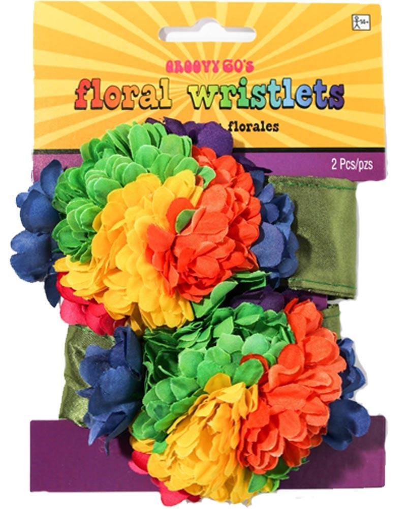 Groovy 60s Flower Wristlets - The Base Warehouse