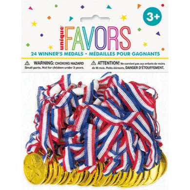 24 Pack Winner Medals - The Base Warehouse