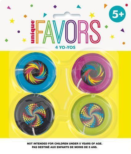 4 Pack Yo Yos - The Base Warehouse