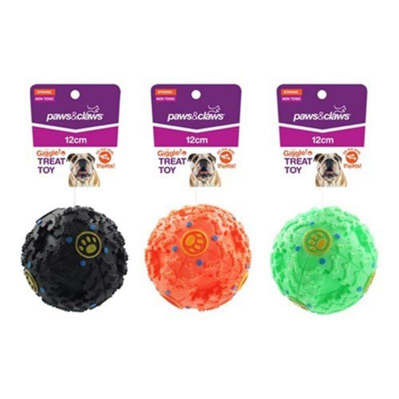 Hide a Treat Giggle Ball Pet Toy - 12cm - The Base Warehouse