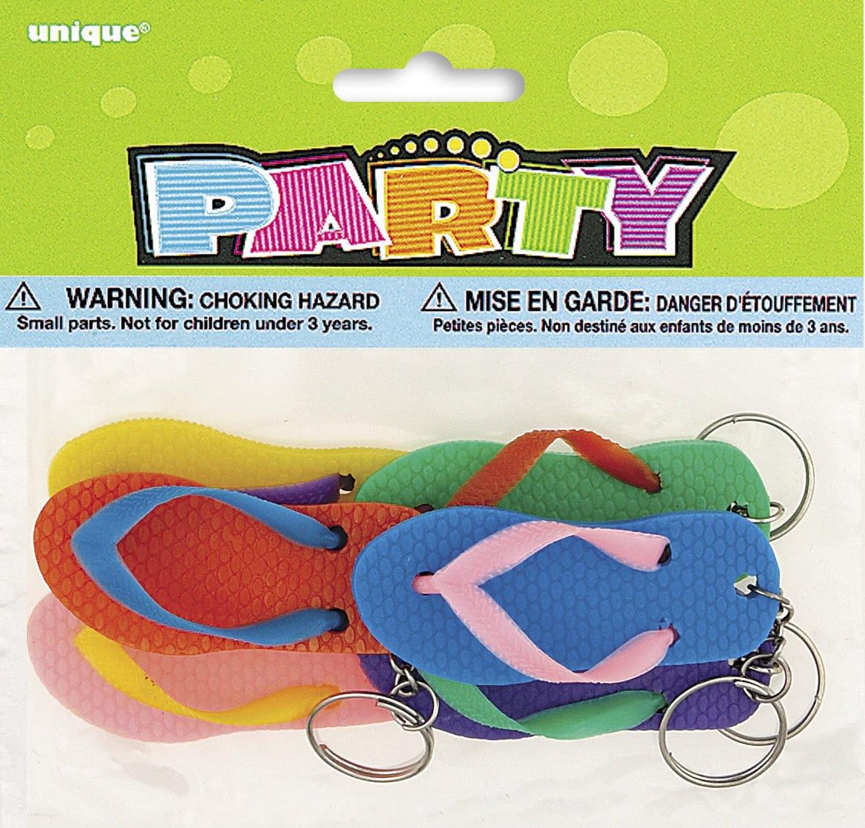 6 Pack Flip-Flop Keychains - The Base Warehouse