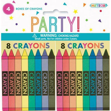 4 Pack 8 Piece Crayon Boxes - The Base Warehouse