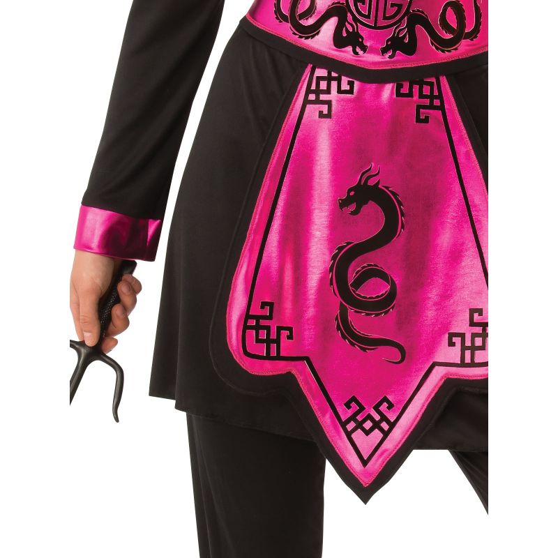 Pink Ninja Warrior Adult Costume - L