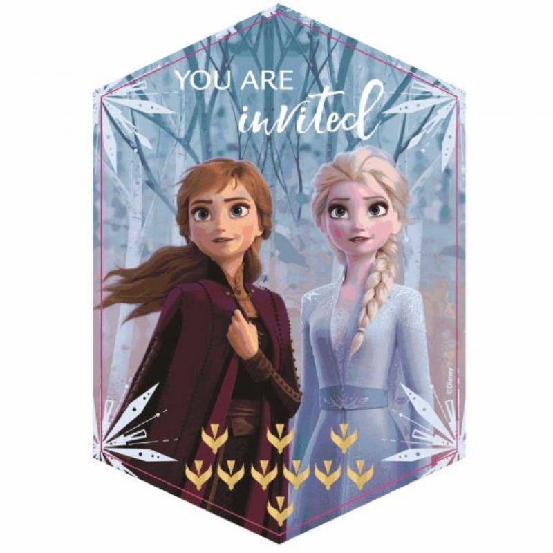8 Pack Frozen 2 Invitations with Envelopes, Seals and Stickers - The Base Warehouse
