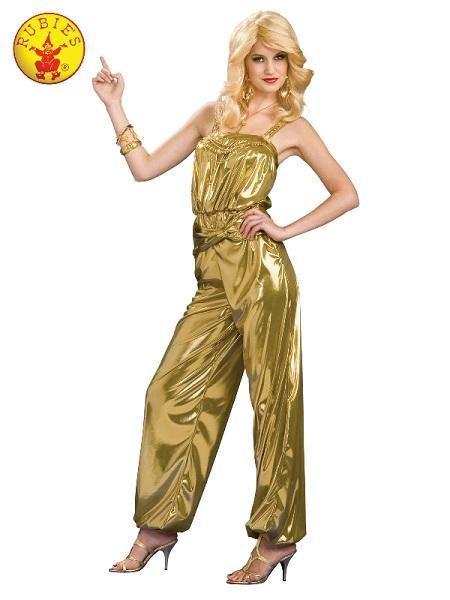 Solid Gold Diva Costume - Standard - The Base Warehouse