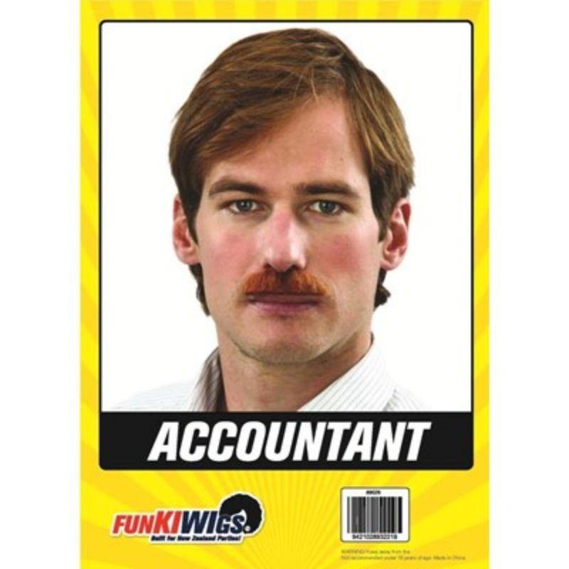 Accountant Moustache - The Base Warehouse