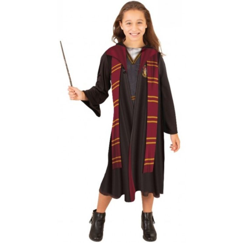 Kids Hermione Hooded Child Robe - Size 9+ Years