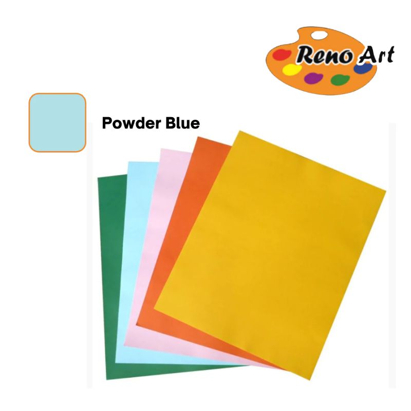 Powder Blue Cardboard - 63.5cm x 51cm
