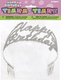 Load image into Gallery viewer, Happy Birthday Glitter Metal Tiara - The Base Warehouse
