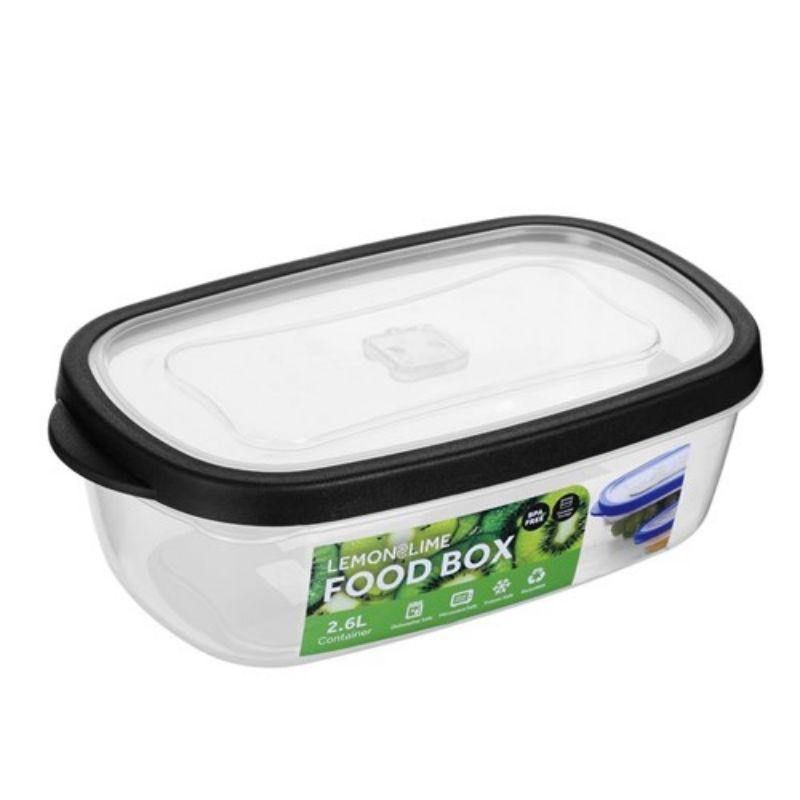 Rectangle Food Box - 2.6L - The Base Warehouse