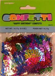 Multi-Coloured Happy Birthday Confetti - 14g - The Base Warehouse