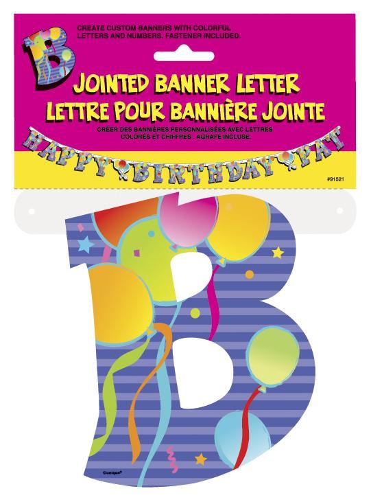 Jointed Banner Letter B - The Base Warehouse