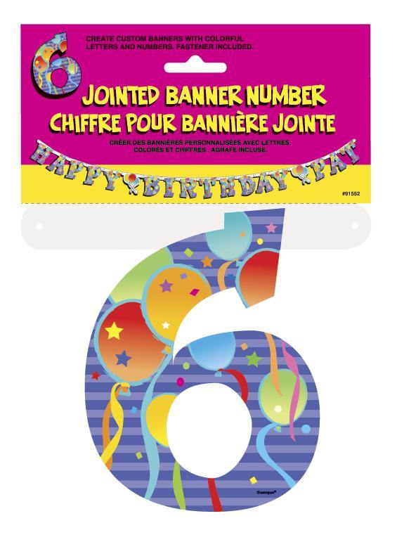 Jointed Banner Number 6 - The Base Warehouse