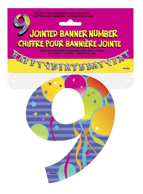 Jointed Banner Number 9 - The Base Warehouse