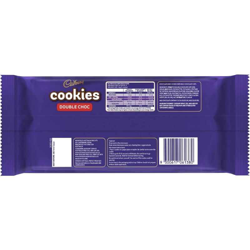 Cadbury Soft Double Chocolate 156g