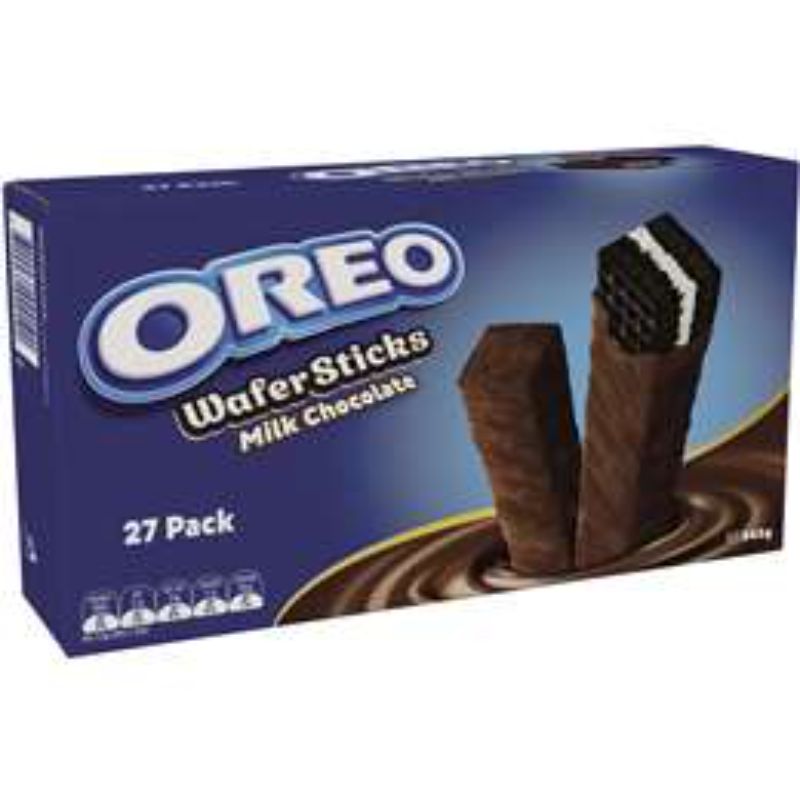 27 Pack Oreo Milk Chocolate Wafer Sticks - 345g