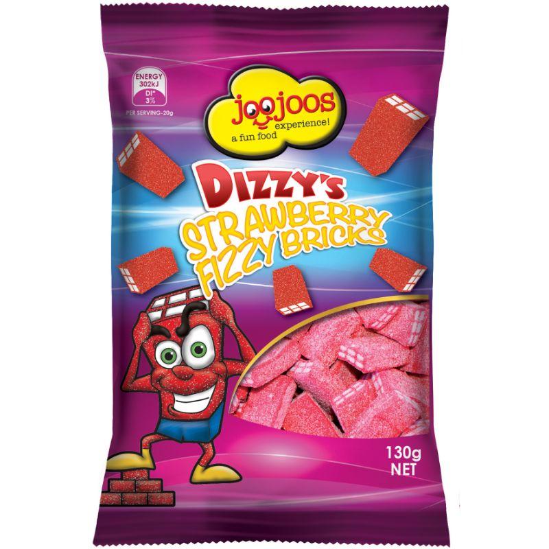 JooJoos Dizzy Fizzy Bricks - 130g