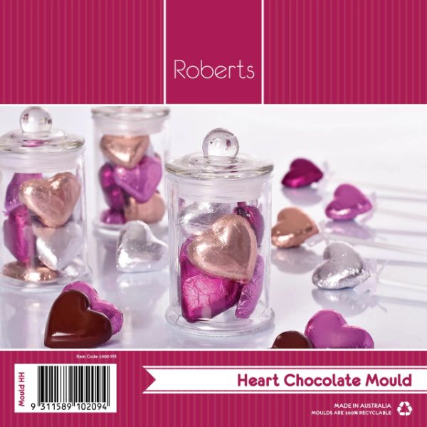 16 Pack Small Plain Hearts Mould