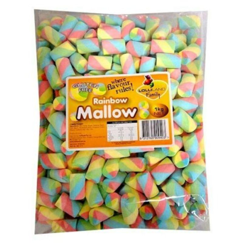 Rainbow Marshmallows - 1kg
