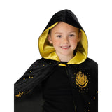 Load image into Gallery viewer, Kids Hogwarts Black &amp; Gold Hooded Robe - Size 6 Plus
