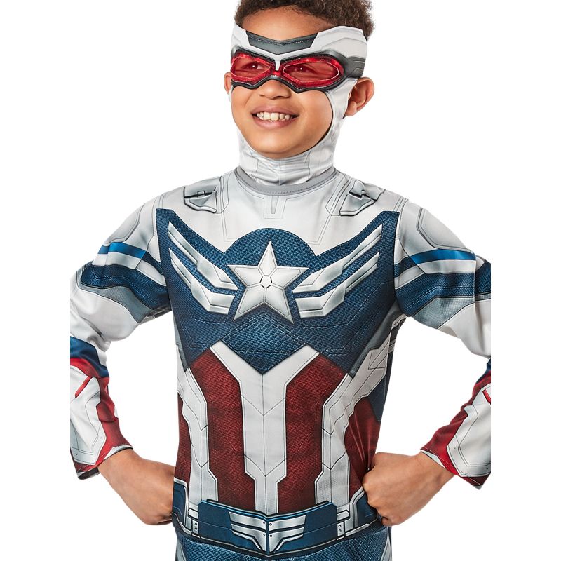 Kids Captain America Faws Costume - Size 3-5