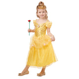 Load image into Gallery viewer, Girls Belle Glitter &amp; Sparkle Yellow Costume - Size 6-8 Years
