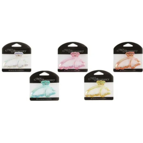 Melrose Transparent Butterfly Clip - 8cm