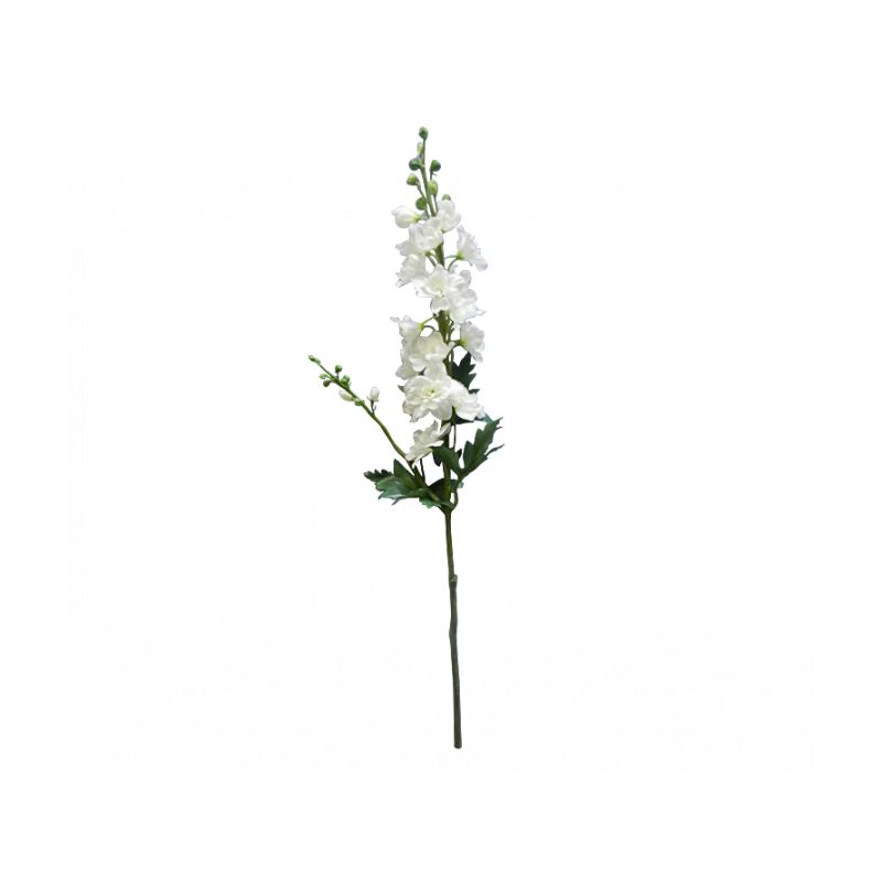 White Delphinium Spray - 89cm