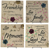 Load image into Gallery viewer, Garden Plaque with Inspirational Wording - 20cm
