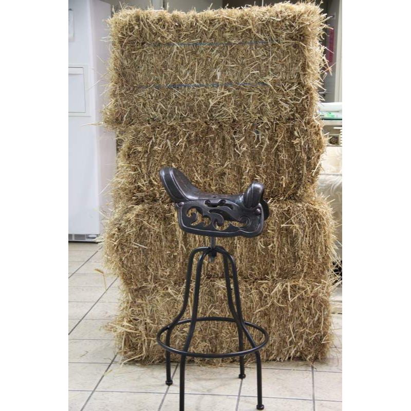 Antique Adjustable Horse Saddle Bar Stool - 95cm