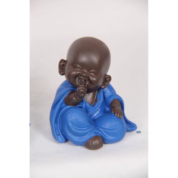 Monk With Blue Robe - 10cm