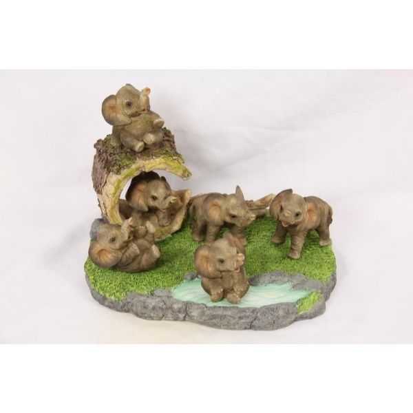 Baby Elephant Figurine - 6cm