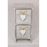 Load image into Gallery viewer, Small Drawer Heart Decor Jewellery Trinket Box - 23cm
