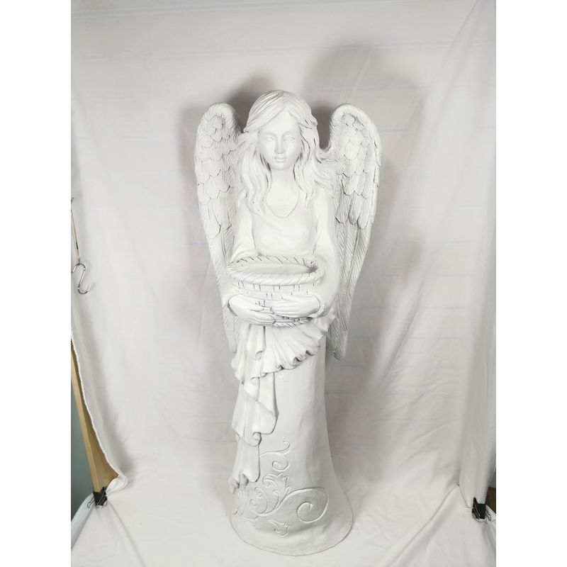 Cream Garden Angel Feeder - 121cm