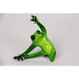 Load image into Gallery viewer, Green Marble Yoga Frog - 10cm
