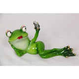 Load image into Gallery viewer, Green Marble Celebrity Relaxing Frog - 17cm
