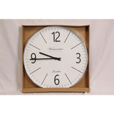 Load image into Gallery viewer, Classy Silver Decor Round Clock - 50cm
