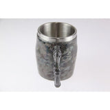 Load image into Gallery viewer, Black Shimmer Skull Mug - 11cm
