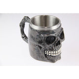 Load image into Gallery viewer, Black Shimmer Skull Mug - 11cm
