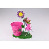 Load image into Gallery viewer, Metal Flower Fairy with Pot Figurine Statue - 22cm
